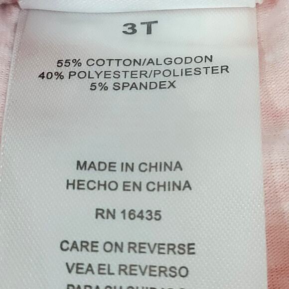 Nannette Sweatshirt / Leggings 2pc. Set Pink and Gray Toddler Size 3T - Picture 4 of 9